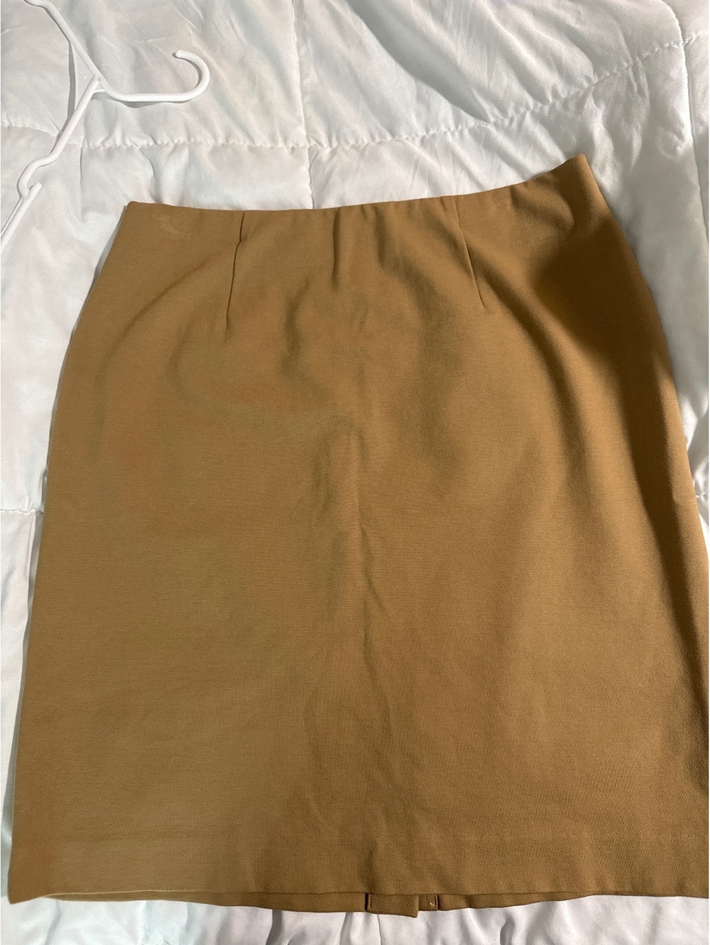 J.Jill Stretch Camel Brown Skirt Size M Pencil